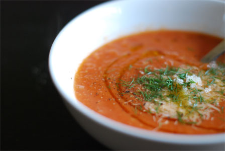 Chilled Tomato Fennel Soup